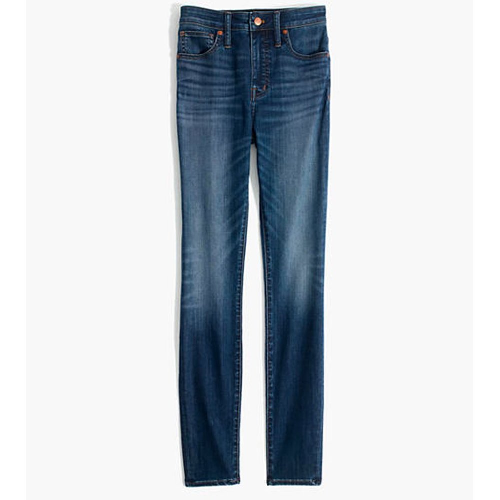 Madewell Curvy High Rise Skinny Jeans- Danny Wash- Tencel Denim Edition- Size 28